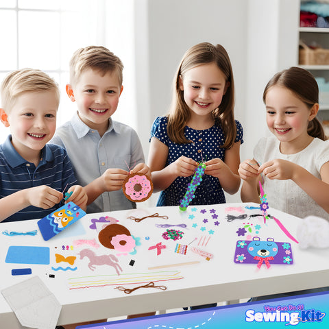 7 in 1 Sewing Kits for Kids 8-12