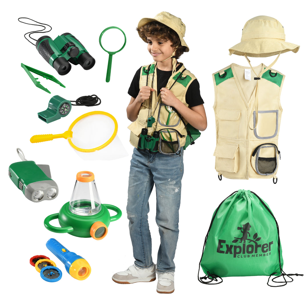 Play Brainy™ Outdoor Explorer Set – 11 Pieces (Dress Up and Pretend Pl
