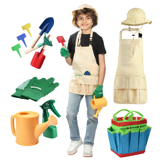 Kids Gardening 12 Pc. Tools Set with Tote Bag
