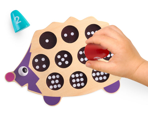 PLAY BRAINY™ Fun, Kid-Friendly and Math Educational- 3D Baby Animal Hedgehog Puzzle ( Recommend age 3 Years and up )