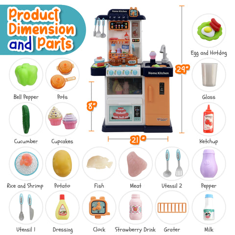 Play Brainy Kitchen Playset For Kids