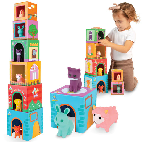 Farm Animal Sorting and Stacking Toy
